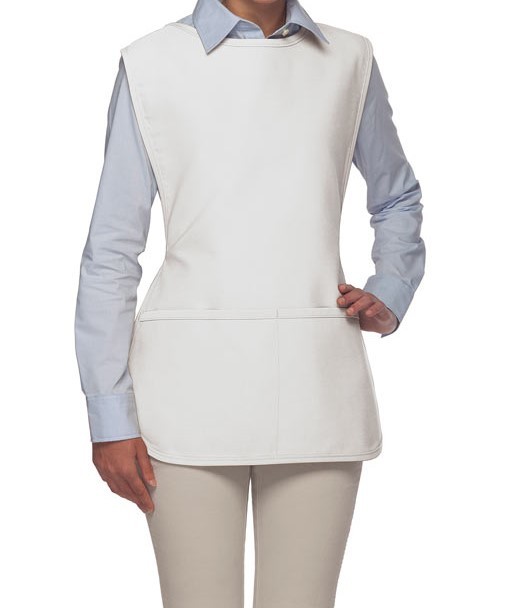 Adult White Cobbler and Smock Aprons 